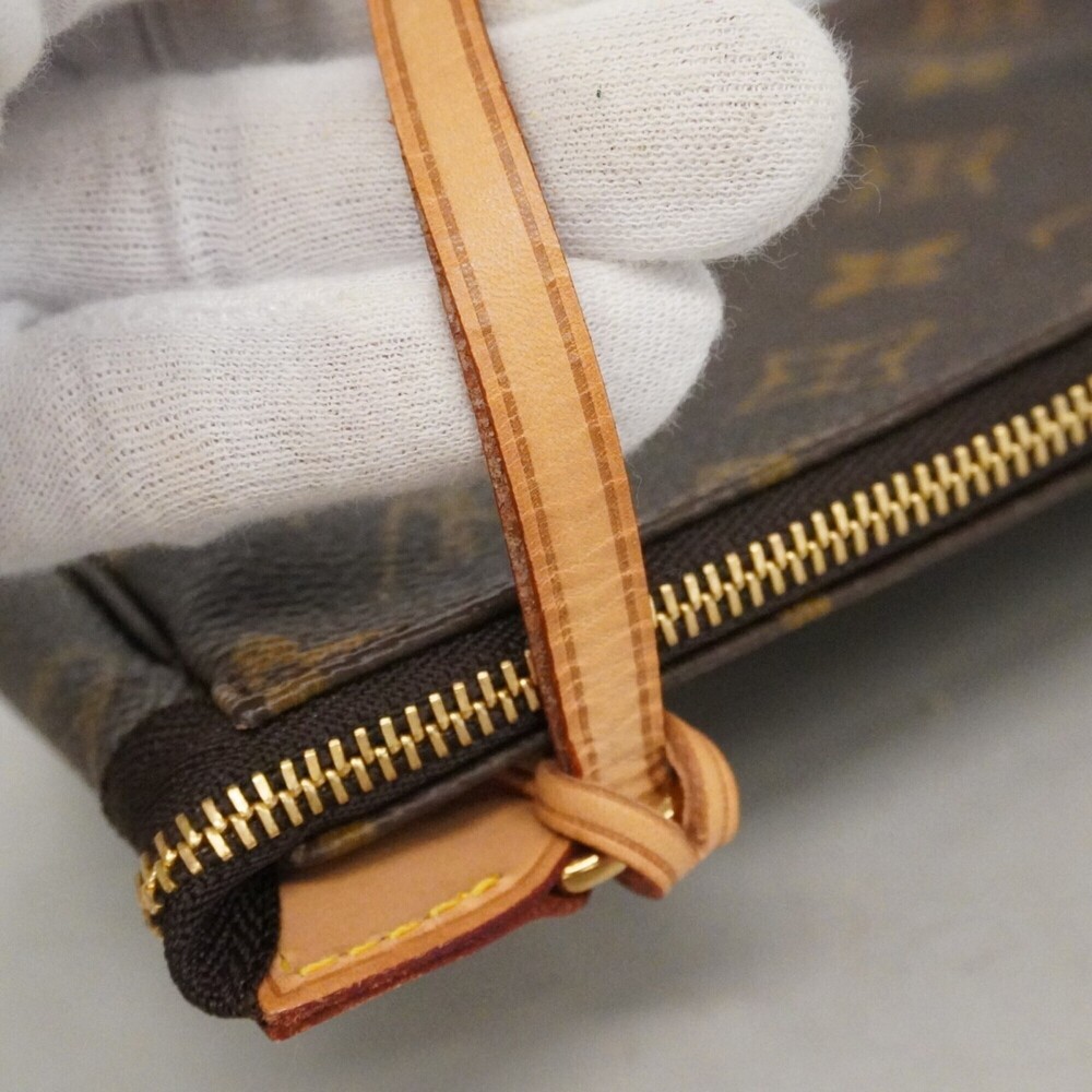 LOUIS VUITTON Brown Monogram Pochette Pouch - Picture 8 of 11